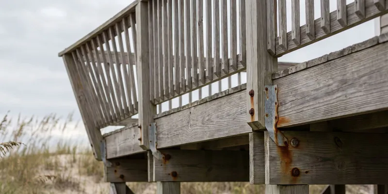 Deck collapse lawsuit in NC for beach rental guests